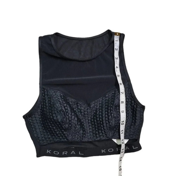 Koral Mesh Back High Neck Sports Bra - Picture 10 of 11